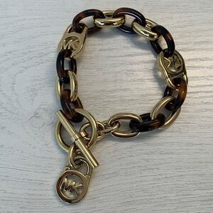 MICHAEL Michael Kors Gold and Tortoise Shell Bracelet